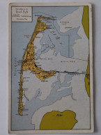 Spezialkarte Der Insel Sylt, Topographie -AK, 1930 - Sylt