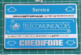 PORTUGAL USED SERVICE PHONECARD CTT CREDIFONE - 108L - Portogallo