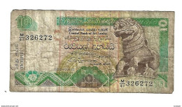 *sri Lanka 10 Rupees 1992  102b - Sri Lanka