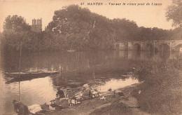 FRANCE - Mantes - Vue Sur Le Vieux Pont De Limay - Carte Postale Ancienne - Sonstige & Ohne Zuordnung