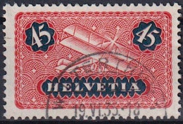 Schweiz Suisse 1923: "Biplane" Zu F8y (glatt) Mi 183x Yv PA8 (lisse) Mit Voll-Stempel WINTERTHUR 19.VI.35 (Zu CHF 13.00) - Gebraucht