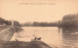 FRANCE - Mantes - Quai De La Tour Et L'île Aux Dames - Carte Postale Ancienne - Sonstige & Ohne Zuordnung