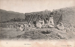 ALGERIE - Café Maure - Animé - Carte Postale Ancienne - Scene & Tipi