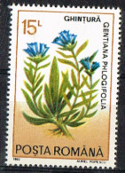 FLO 299 - ROUMANIE N° 4058 Neuf** Gentiane - Unused Stamps