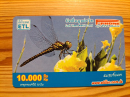 Prepaid Phonecard Laos, Lao Telecom - Dragonfly - Laos