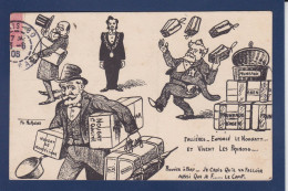 CPA Norwins Satirique Caricature Circulé Fallières Loubet - Norwins