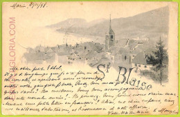 Ad5180 - SWITZERLAND Schweitz - Ansichtskarten VINTAGE POSTCARD - St.Blaise-1898 - Saint-Blaise