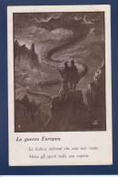 CPA Italie Dessin Patriotique Guerre War WWI Non Circulée - Autres & Non Classés