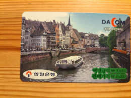 Prepaid Phonecard South Korea, Da Com - Boat - Corea Del Sur