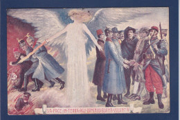 CPA Italie Dessin Patriotique Guerre War WWI Circulée Kaiser Turquie - Autres & Non Classés