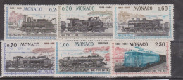 Monaco N°752 à 757 Neufs Sans Charnières (train) - Storia Postale