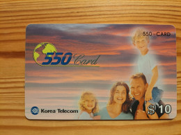 Prepaid Phonecard South Korea, Korea Telecom, 550 Card - Korea, South