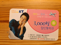 Prepaid Phonecard South Korea, KT - Woman - Korea, South