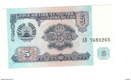 Tajikistan 5 Rubles 1994  2  Unc - Syrie