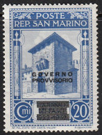 SAN MARINO  SCOTT NO 230  MINT HINGED  YEAR  1943 - Ongebruikt