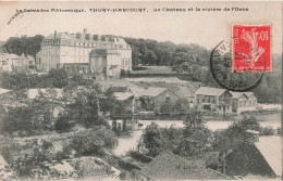 FRANCE - Thury Harcourt - Le Château Et La Rivière De L'Orne - Carte Postale Ancienne - Thury Harcourt