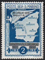 SAN MARINO  SCOTT NO C30  MINT HINGED  YEAR  1943 - Poste Aérienne