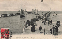FRANCE - Trouville Sur Mer - La Jetée Au Moment De La Marée - Carte Postale Ancienne - Trouville