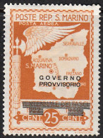 SAN MARINO  SCOTT NO C34  MINT HINGED  YEAR  1943 - Posta Aerea