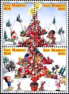 SAN MARINO NAVIDAD 1998 Yv 1806/9 MNH - Nuevos