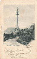 ESPAGNE - Barcelona - Monumento De Colon - Animé - Carte Postale Ancienne - Barcelona