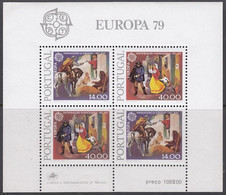 PORTUGAL  Block 27, Postfrisch **, Europa CEPT: Geschichte Des Post- Und Fernmeldewesens 1979 - 1979