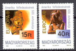 Hungary Sc# 3344-3345 MNH 1992 Europa - Unused Stamps