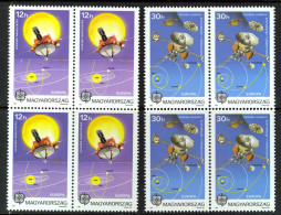 Hungary Sc# 3286-3287 MNH Block/4 1991 Europa - Unused Stamps