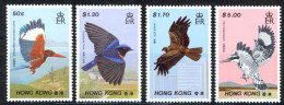 Hong Kong Sc# 519-522 MNH 1988 Indigenous Birds - Unused Stamps