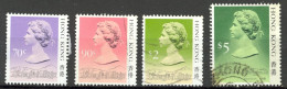 Hong Kong Sc# 494-501 (Assorted) Used 1987 Definitives - Used Stamps