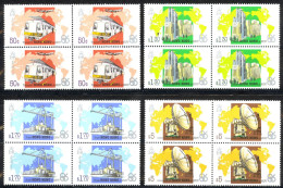 Hong Kong Sc# 470-473 MNH Block/4 1986 Expo '86 - Unused Stamps