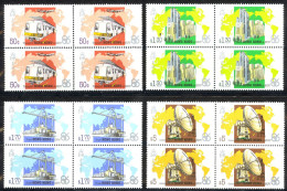 Hong Kong Sc# 470-473 MNH Block/4 1986 Expo '86 - Nuevos