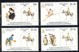 Hong Kong Sc# 435-438 MNH 1984 Jockey Club 100th - Ungebraucht