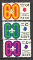 Hong Kong Sc# 262-264 MNH 1971 Boy Scouting 60th - Ongebruikt