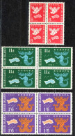 Herm Island MNH Block/4 Set/3 1962 Europa - Werbemarken, Vignetten