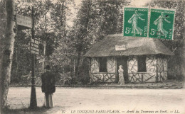 FRANCE - Le Touquet Paris Plage - Arrêt Du Tramway En Forêt - Carte Postale Ancienne - Le Touquet