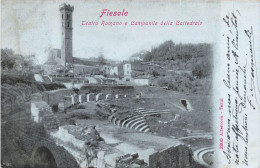 ITALIE - Fiesole - Teatro Romano E Campanile Della Cattedrale - Carte Postale Ancienne - Sonstige & Ohne Zuordnung