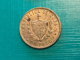 Münze Münzen Umlaufmünze Kuba 1 Peso 1984 - Cuba