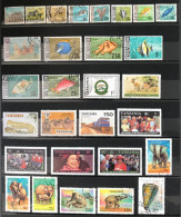 Lot De 81 Timbres Divers Tanzanie - Tanzanie (1964-...)