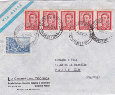 ARGENTINE : Lettre De Buénos Aires Pour Paris - Storia Postale