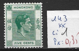 HONG KONG 143 ** Côte 1 € - Unused Stamps