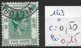 HONG KONG 143 Oblitéré Côte 0.50 € - Used Stamps