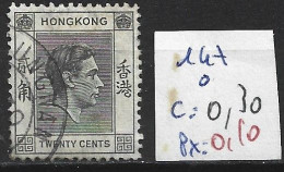 HONG KONG 147 Oblitéré Côte 0.30 € - Used Stamps