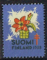FLO 303 - FINLANDE Vignette Lutte Contre La Tuberculose 1958 - Used Stamps
