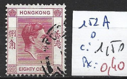 HONG KONG 152A Oblitéré Côte 1.50 € - Used Stamps