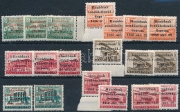 **, * 1956 Sopron 19 Db Bélyeg, 6 Klf érték MF Vizsgálójellel - Other & Unclassified