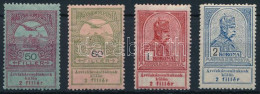 * 1913 Árvíz 50f, 60f, 1K és 2K (**50.000) - Andere & Zonder Classificatie