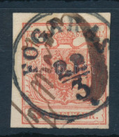 O 1850 3kr MP III. "FOGARAS" + Kézi Ráírás - Andere & Zonder Classificatie