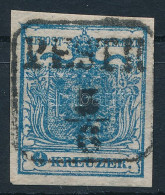 O 1850 9kr HP II. Fehér Folt A Pajzson Lemezhiba, Kiemelt Középrész "PESTH" - Otros & Sin Clasificación