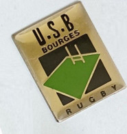 A313 Pin's USB RUGBY BOURGES CHER Achat Immédiat - Rugby